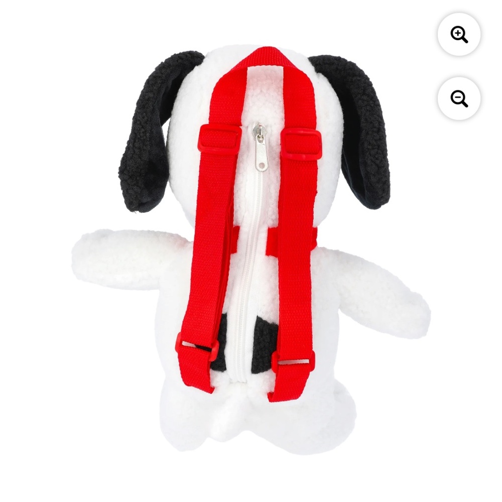 Peanuts Snoopy Girls Plush Mini Backpack 12.5” NWT - Picture 2 of 4